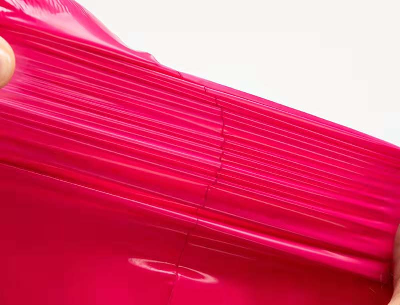 秦城玫红色快递袋-05