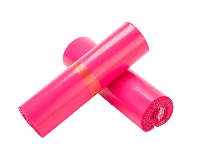 秦城玫红色快递袋-02